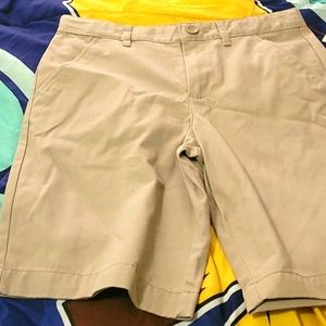 Khaki uniform shorts size 12 husky